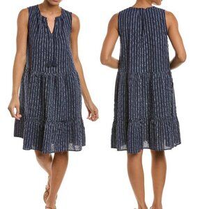 J. McLaughlin Navy Striped Mini Dress